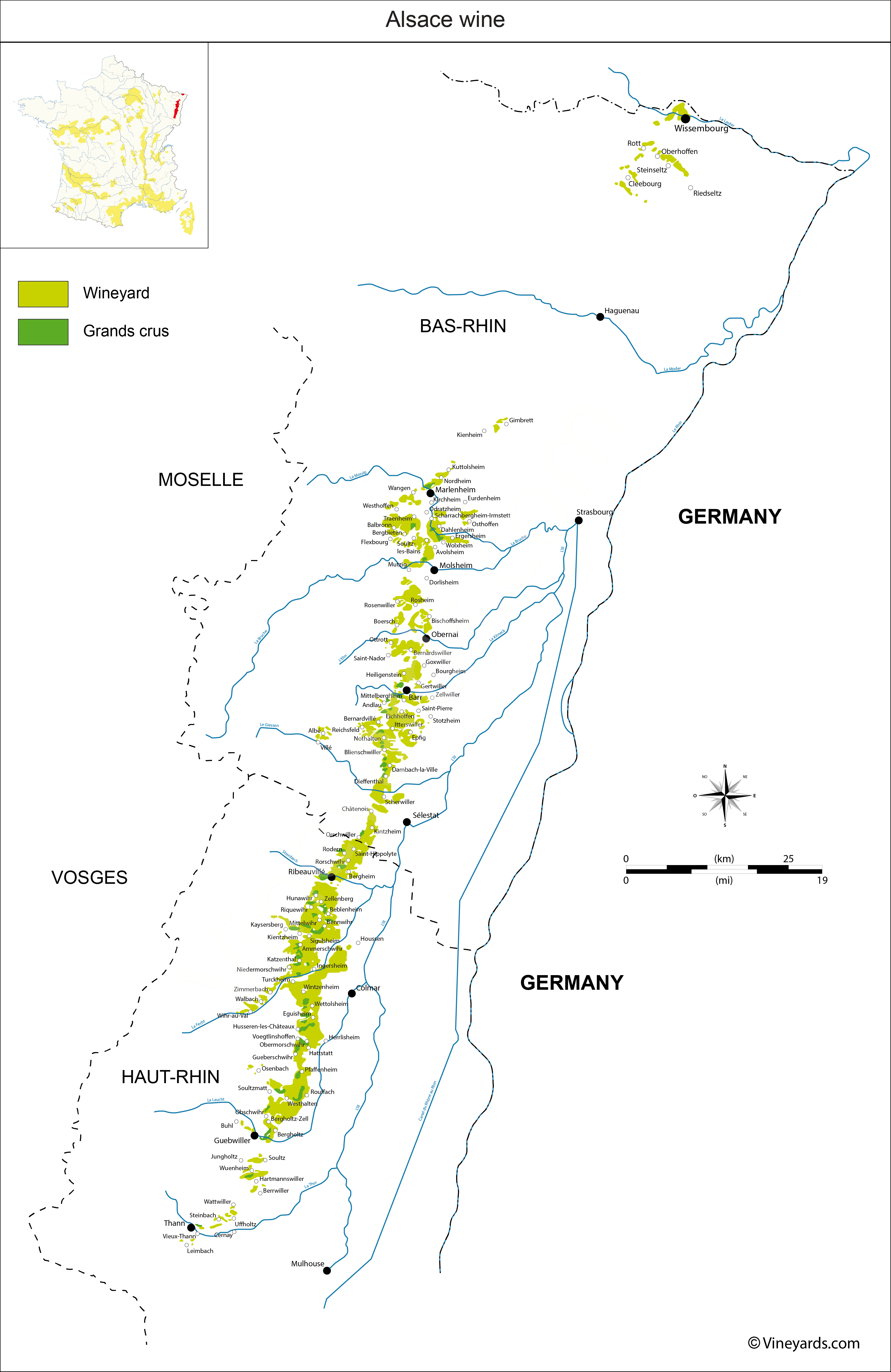 alsace wine maps