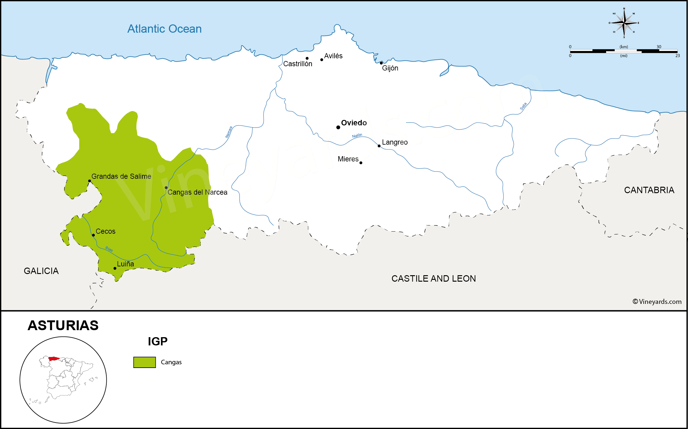 Wine Regions in Asturias
