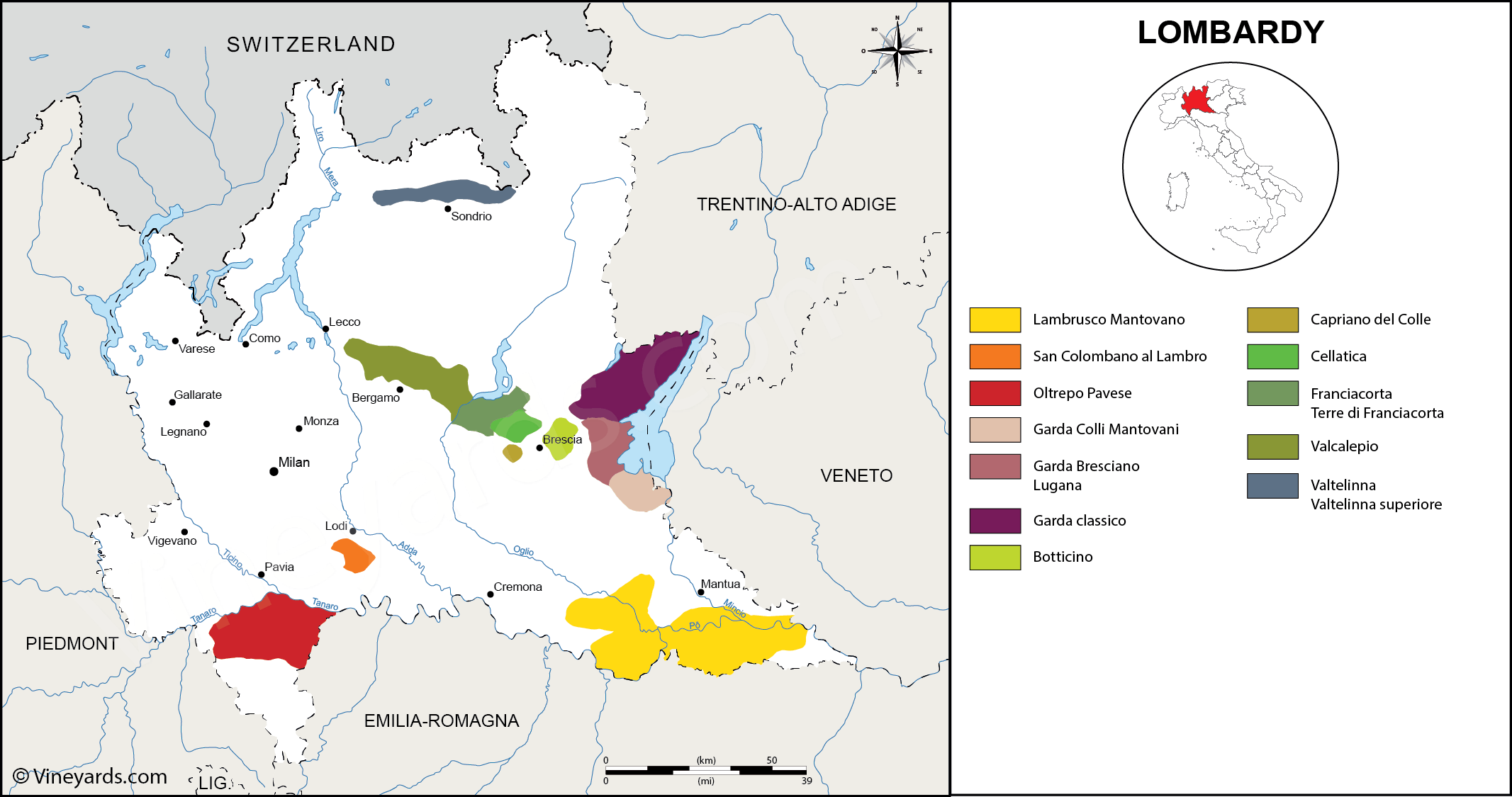 Wine Regions in Lombardy