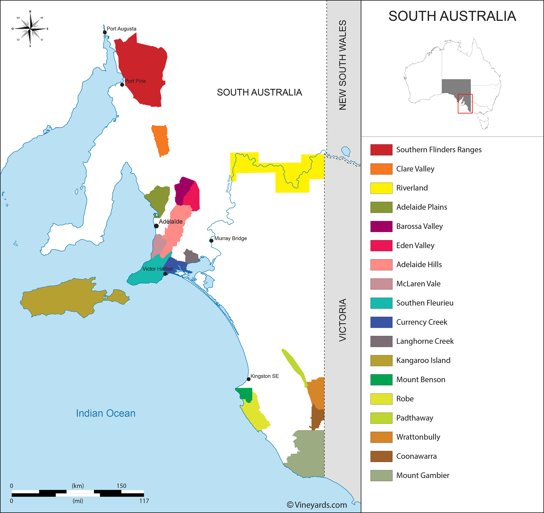 Wine Regions in South Australia